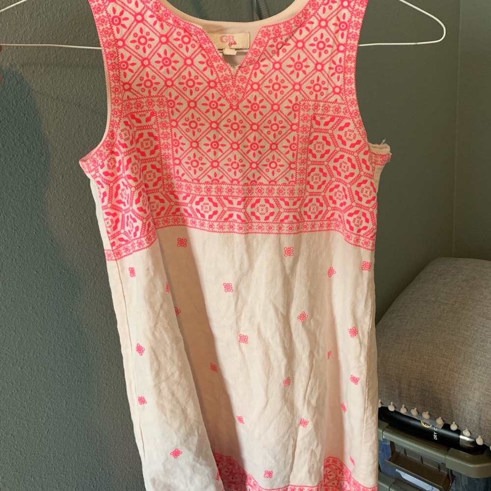 Pink and white dress!!!